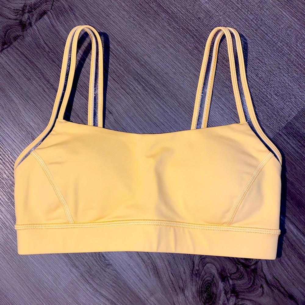 Tangerine Lululemon Bra size 4